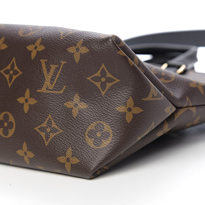 Louis Vuitton Monogram Flower Zipped Tote PM Black 8 of 8