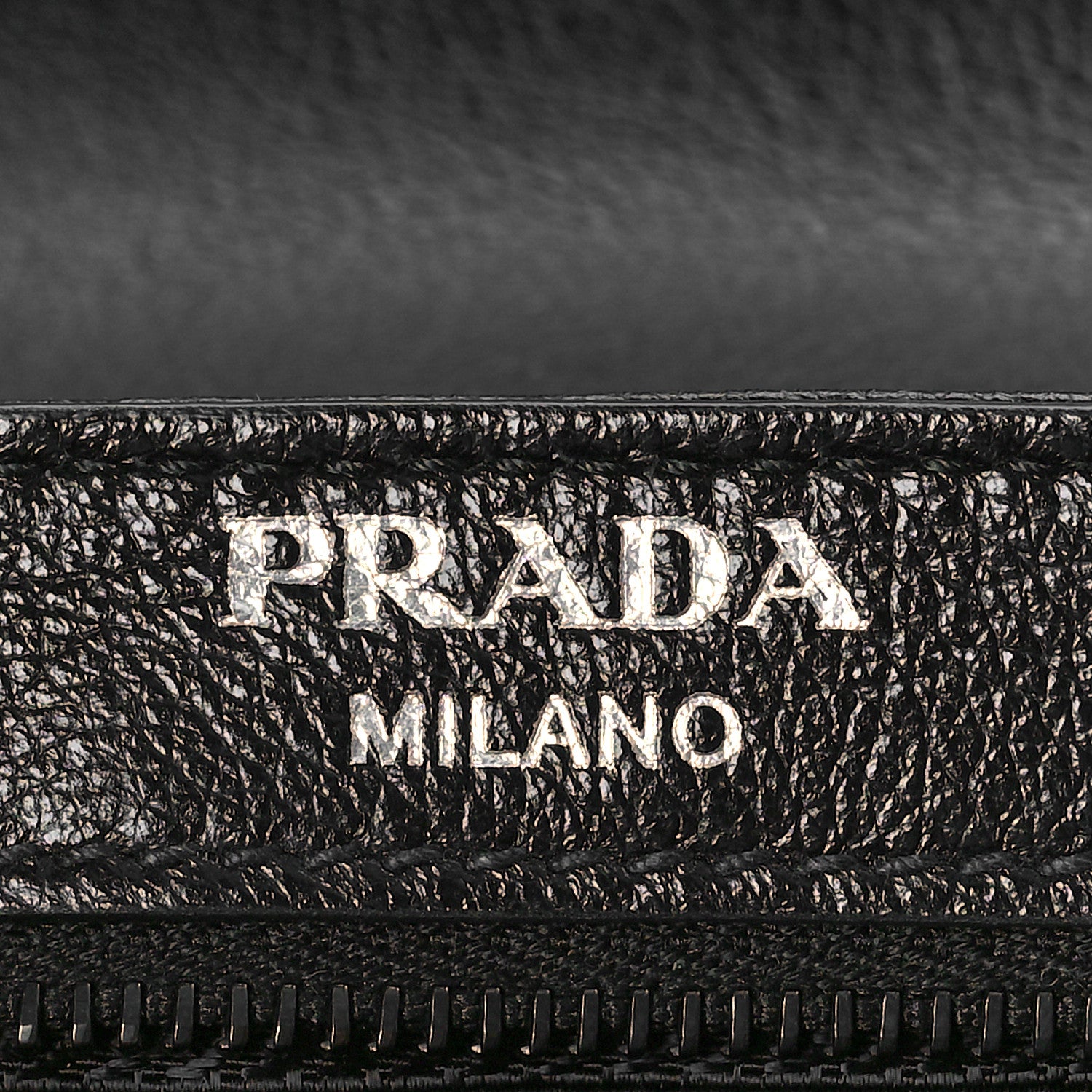 Prada Glace Calfskin Studded Crossbody Black 6 of 8