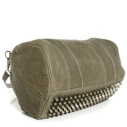 Alexander Wang Pebbled Lambskin Rocco Sage Antique Brass Hardware 4 of 9