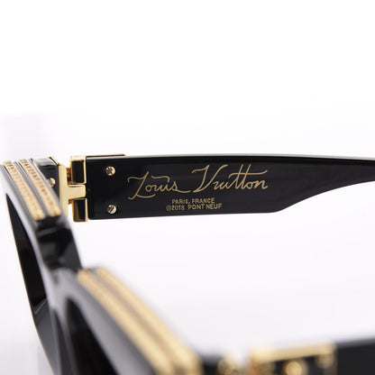 Louis Vuitton Acetate 1.1 Millionaires Sunglasses Z1165E Black 6 of 8