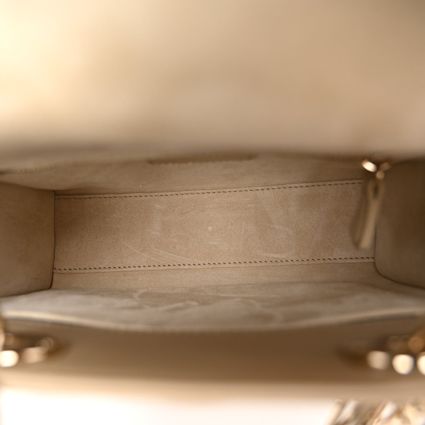 Lambskin Cannage Small My ABCDior Lady Dior Beige