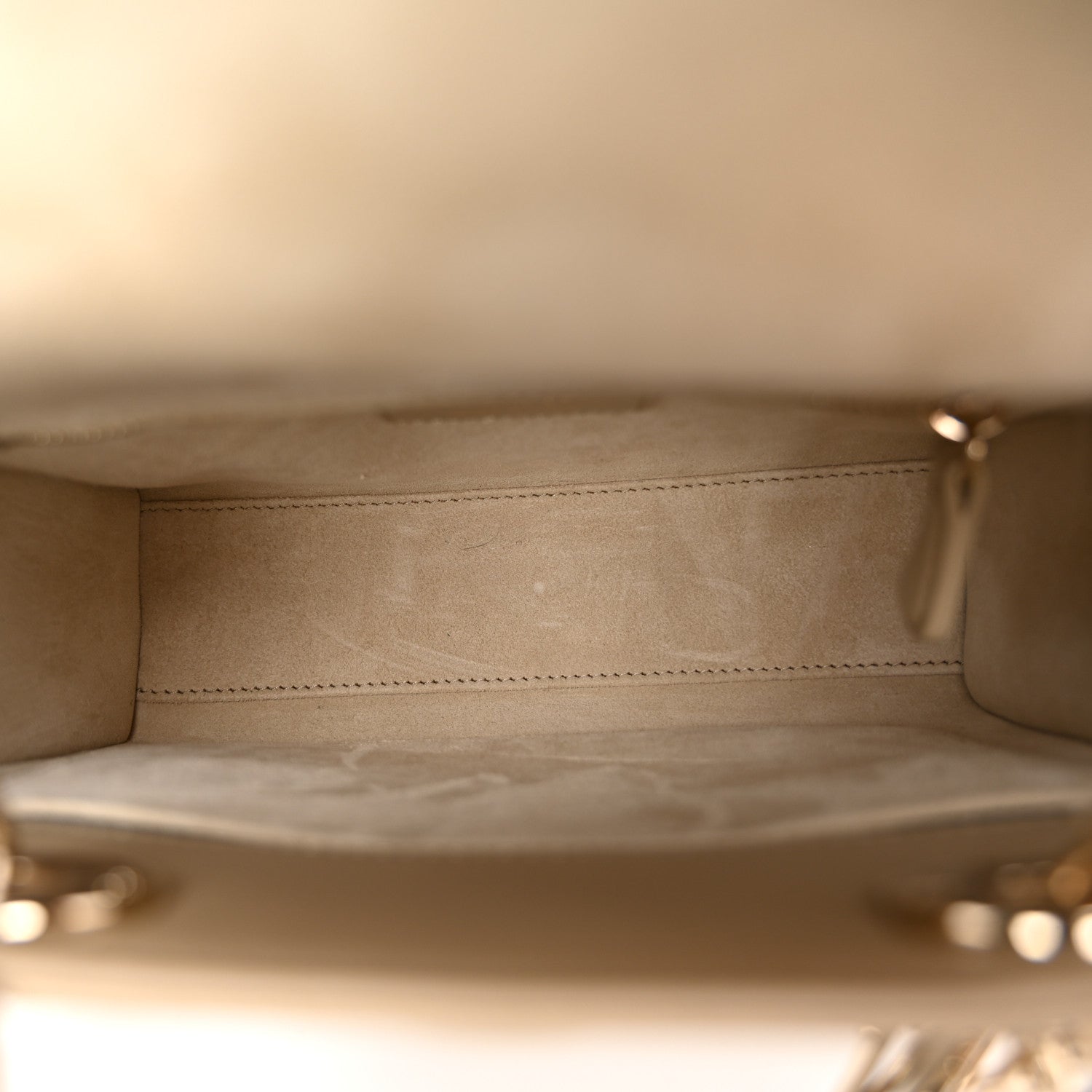 Christian Dior Lambskin Cannage Small My ABCDior Lady Dior Beige 5 of 11