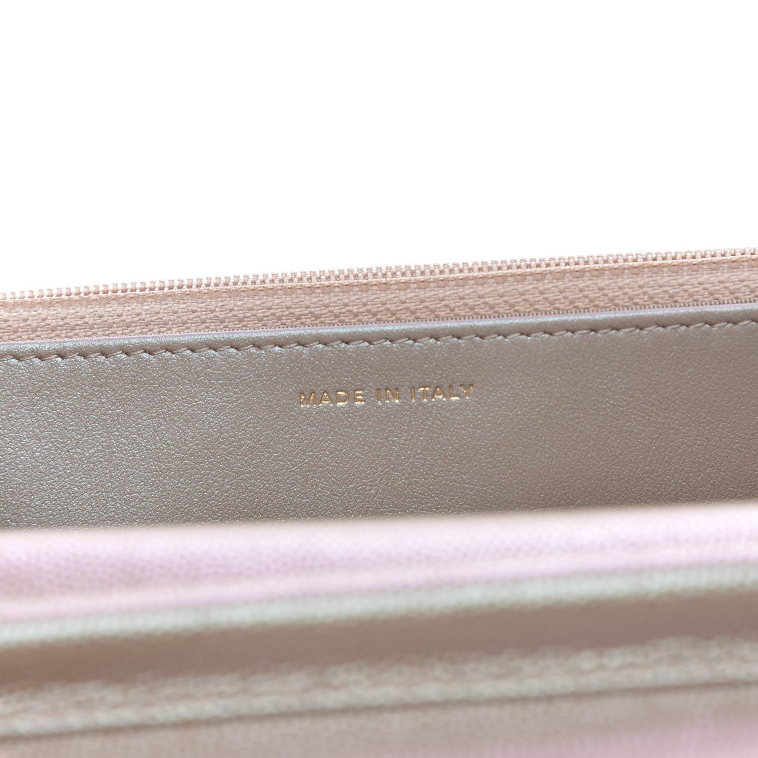 Chanel Iridescent Caviar Quilted Wallet On Chain WOC Beige 9 of 12