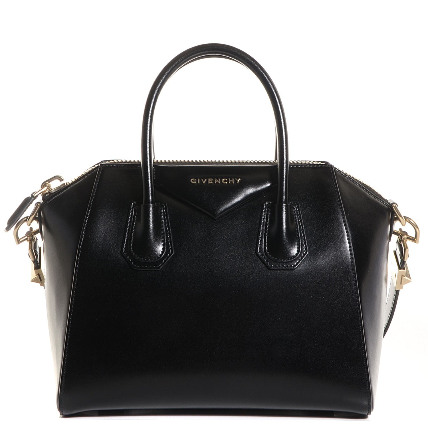 Givenchy Shiny Lord Calfskin Small Antigona Black 1 of 11