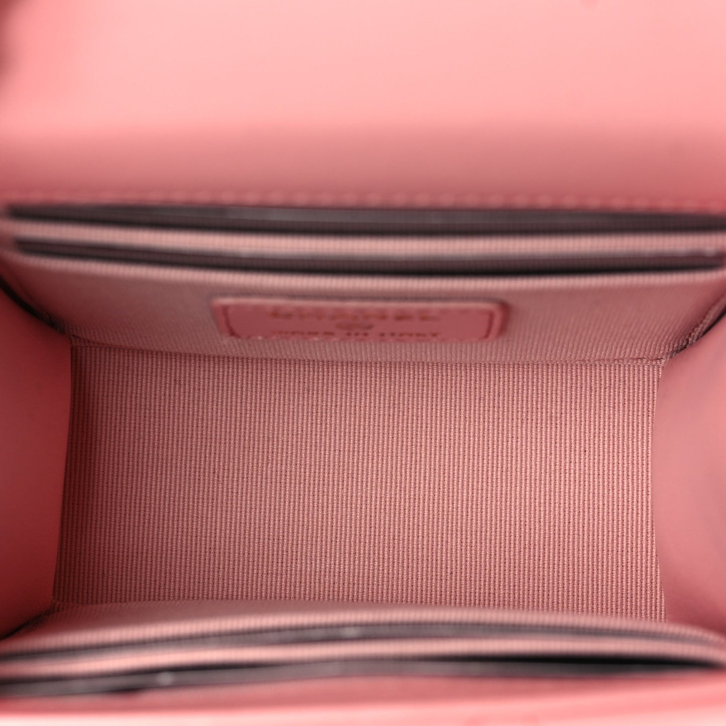 Lambskin Quilted Mini Trendy CC Clutch With Chain Pink