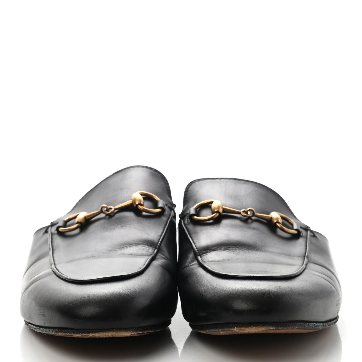 Calfskin Womens Princetown Slippers 37 Black
