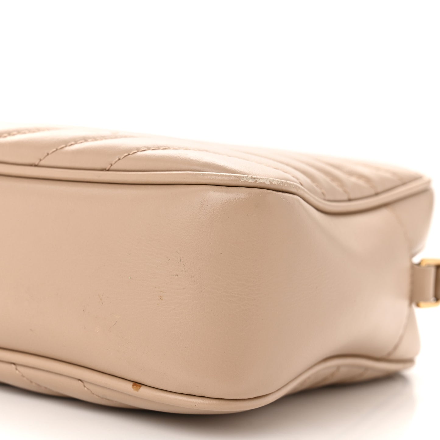 Calfskin Matelasse Monogram Lou Camera Bag Dark Latte