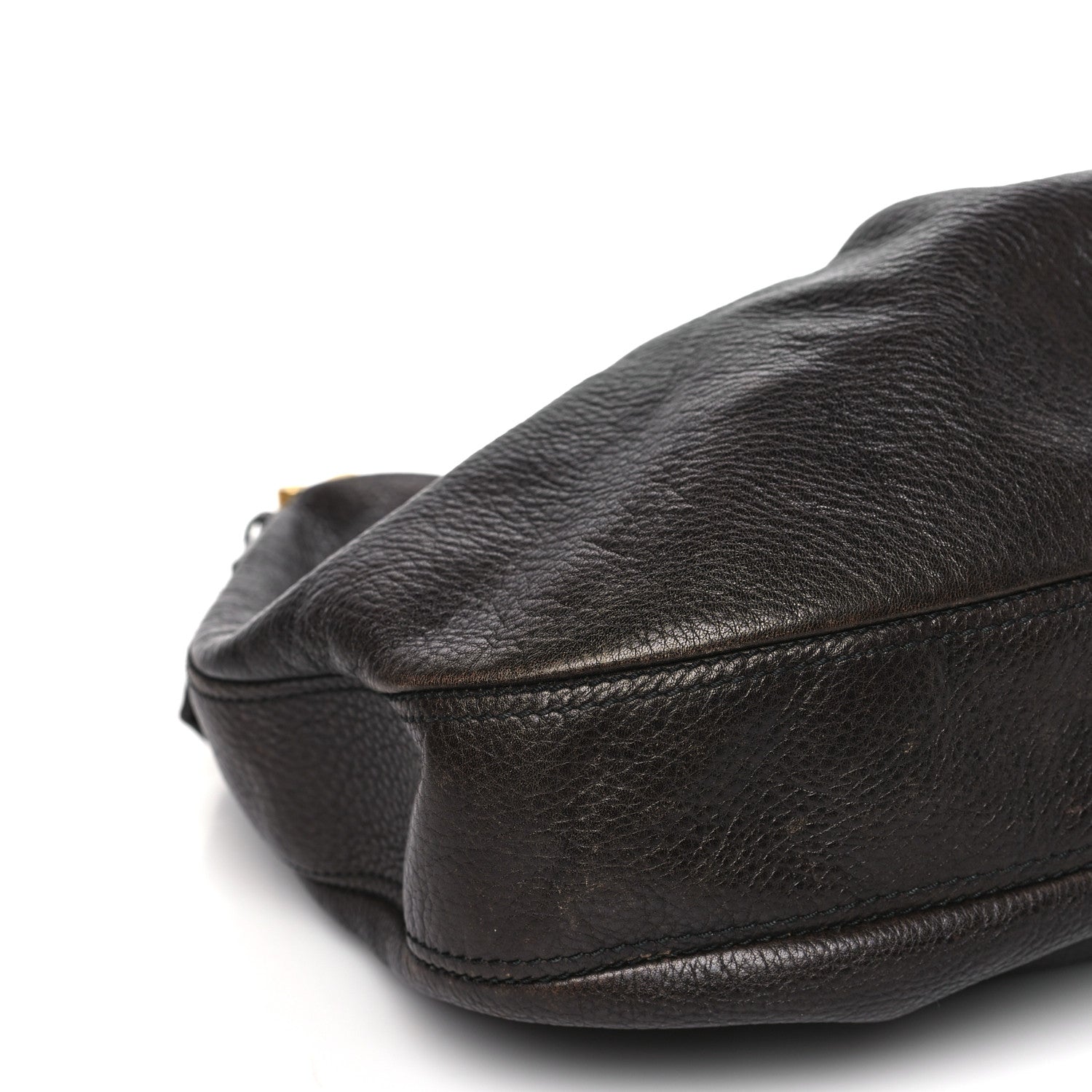 Burberry Calfskin Malika Hobo Dark Brown 7 of 11
