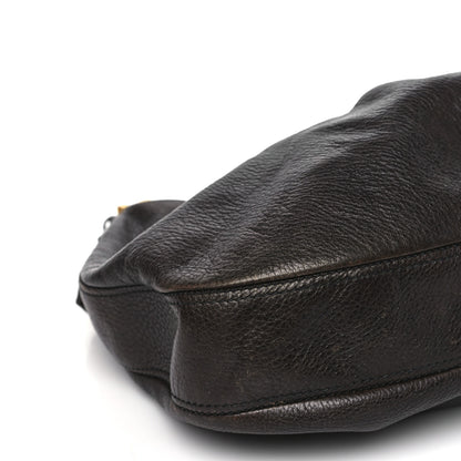 Burberry Calfskin Malika Hobo Dark Brown 7 of 11