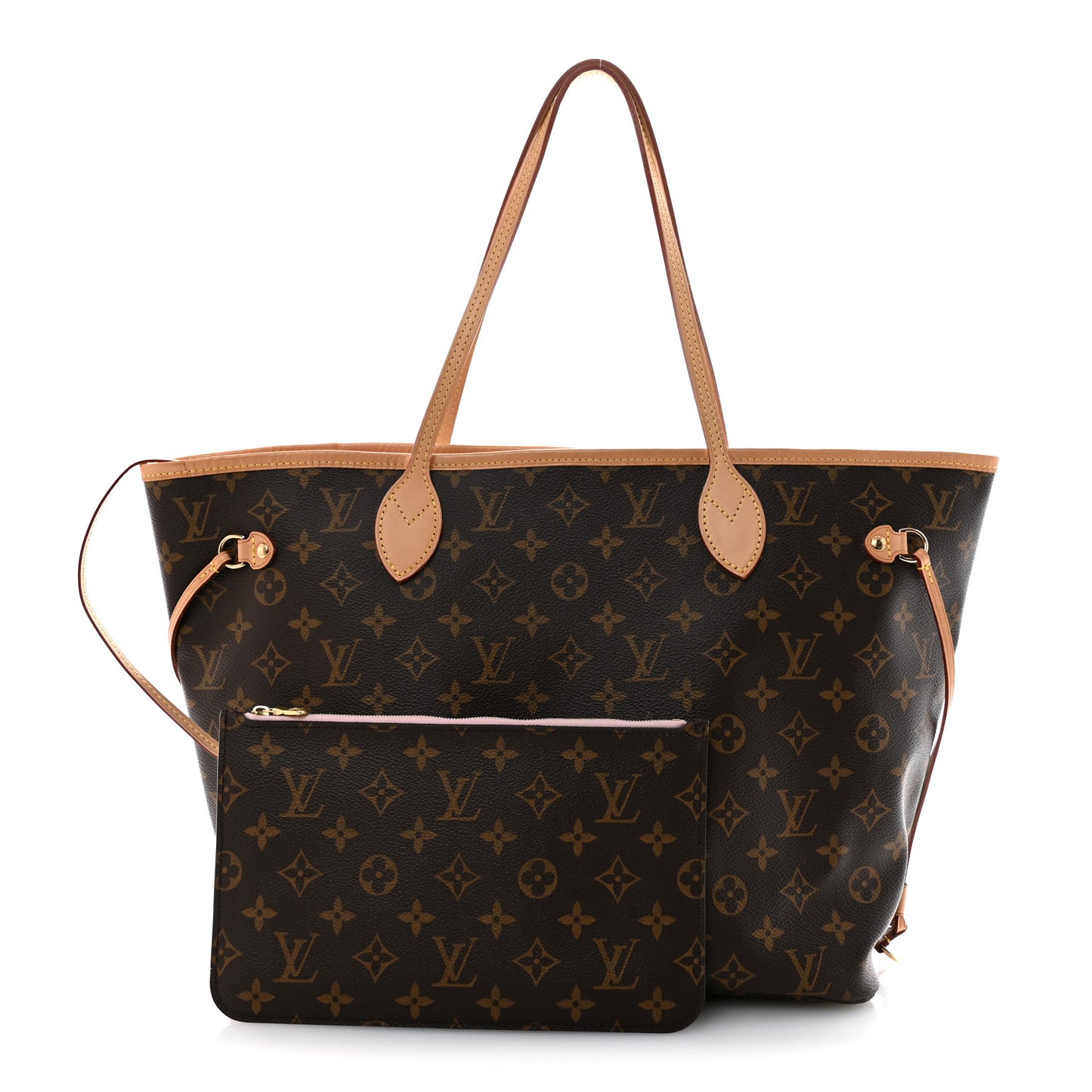 Monogram Neo Neverfull MM Rose Ballerine