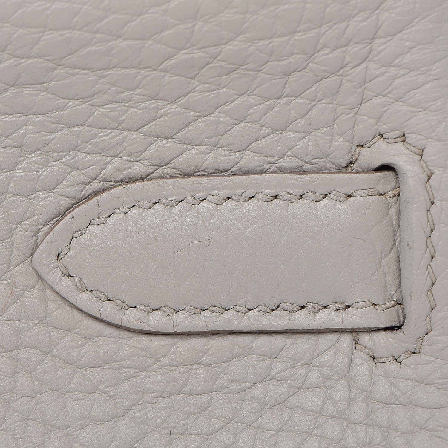 Hermes Taurillon Clemence Kelly Retourne 35 Gris Perle 18 of 29