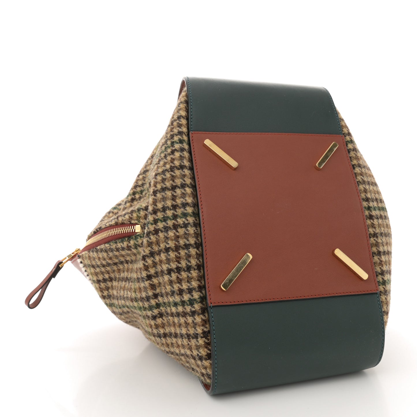 Calfskin Tweed Small Hammock Shoulder Bag Cypress Tan