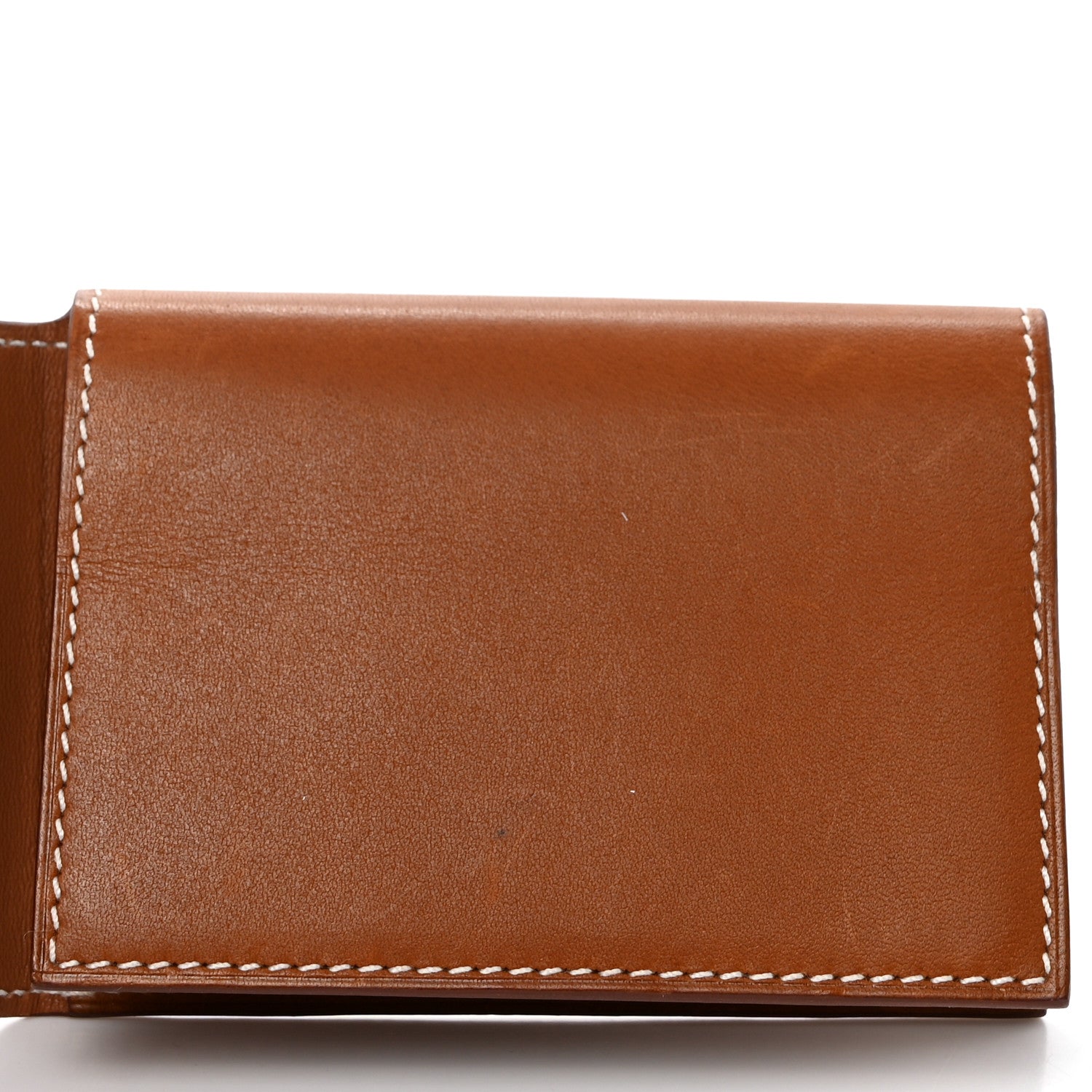 Hermes Barenia Guernesey Card Case Fauve 8 of 10