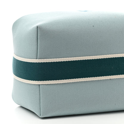 Hermes Canvas Large Bride-A-Brac Pouch Eucalyptus 8 of 9
