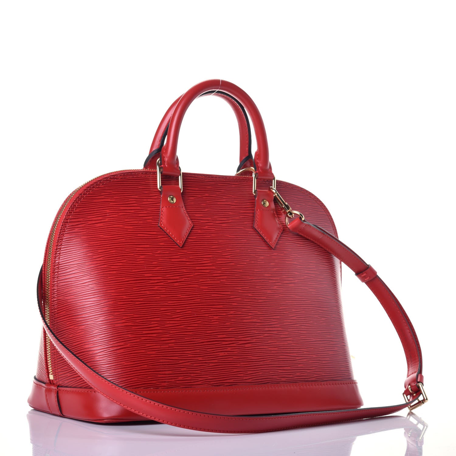 Louis Vuitton Epi Alma PM Castillan Red 3 of 8