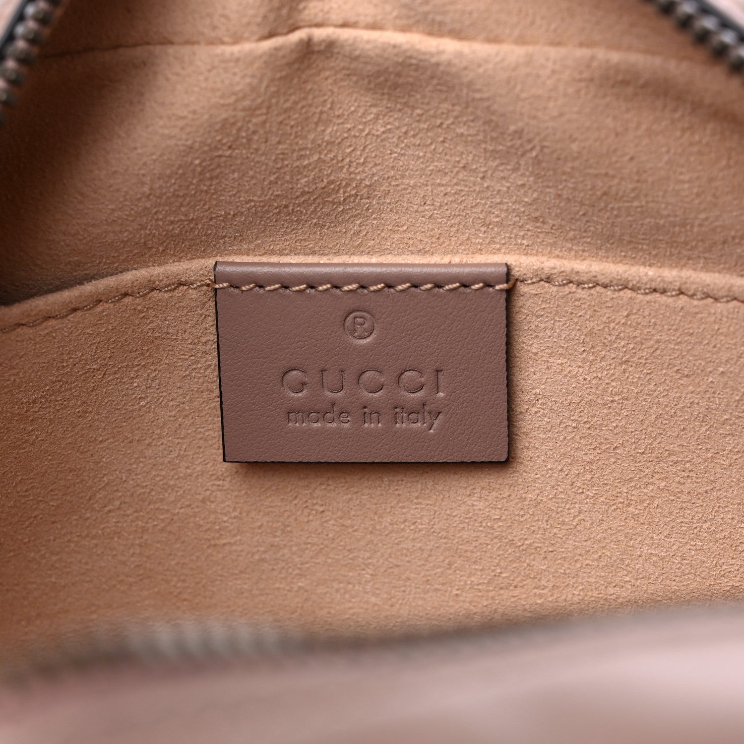 Gucci Calfskin Matelasse Small GG Marmont Chain Shoulder Bag Porcelain Rose 6 of 9