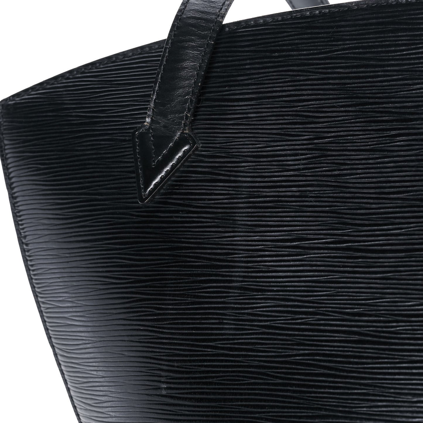 Epi Saint Jacques PM Long Straps Black