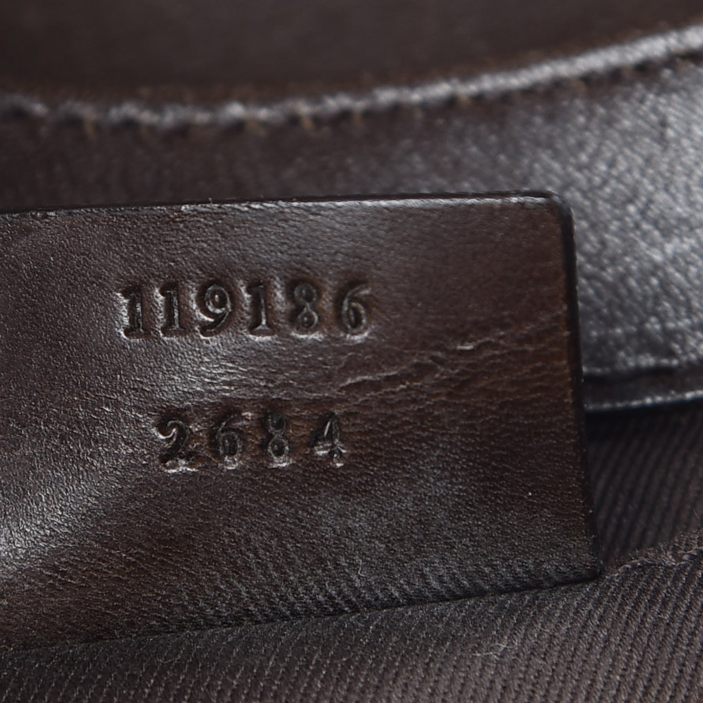Monogram Studded Horsebit Clutch Dark Brown
