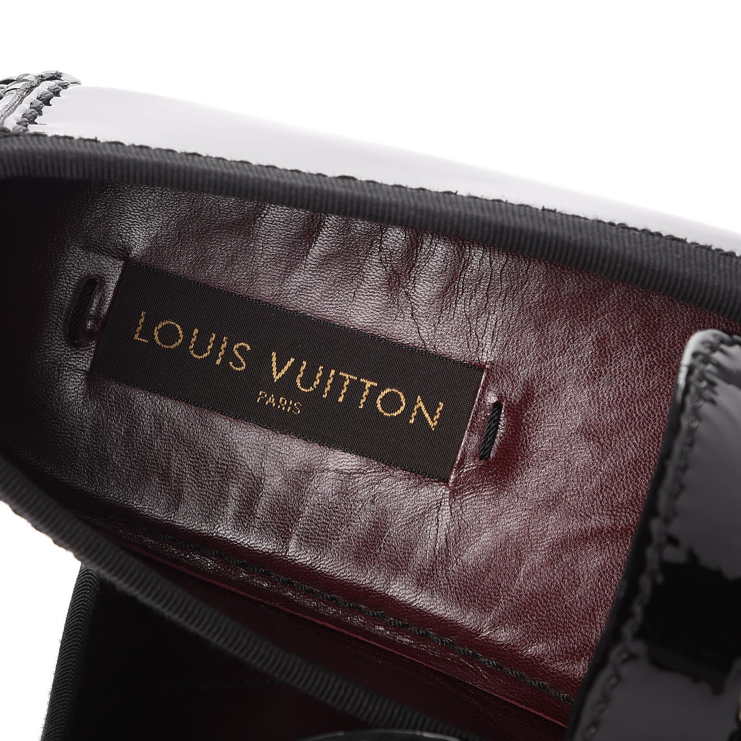 Louis Vuitton Patent Mens Monte Carlo Loafers 10 Black 10 of 13