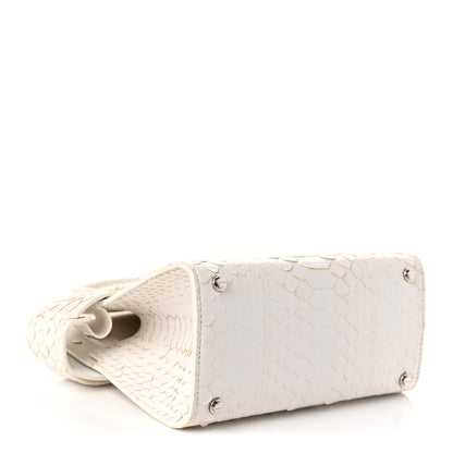 Givenchy Snakeskin Mini Horizon Satchel White 4 of 10