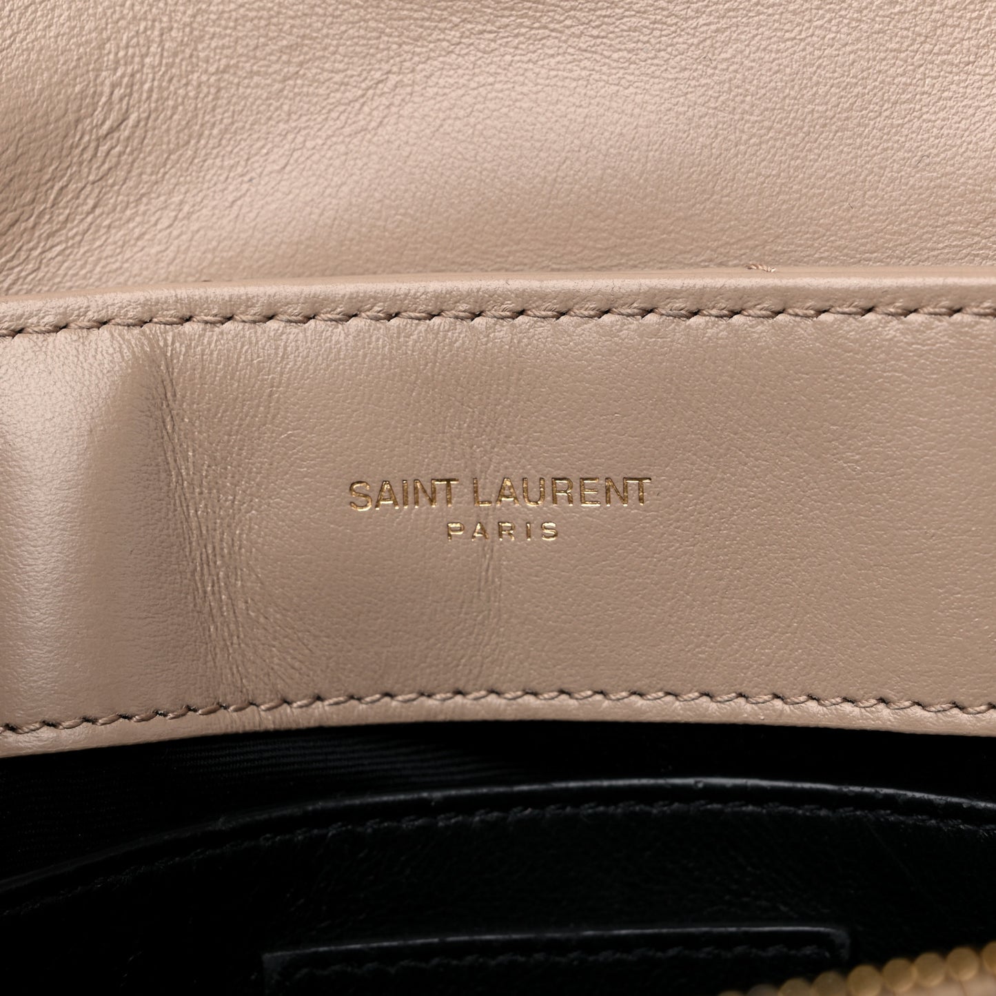 Calfskin Y Quilted Monogram Small Loulou Chain Satchel Dark Beige