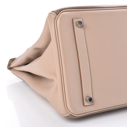 Hermes Swift Ghillies Birkin 35 Argile Etoupe 37 of 38
