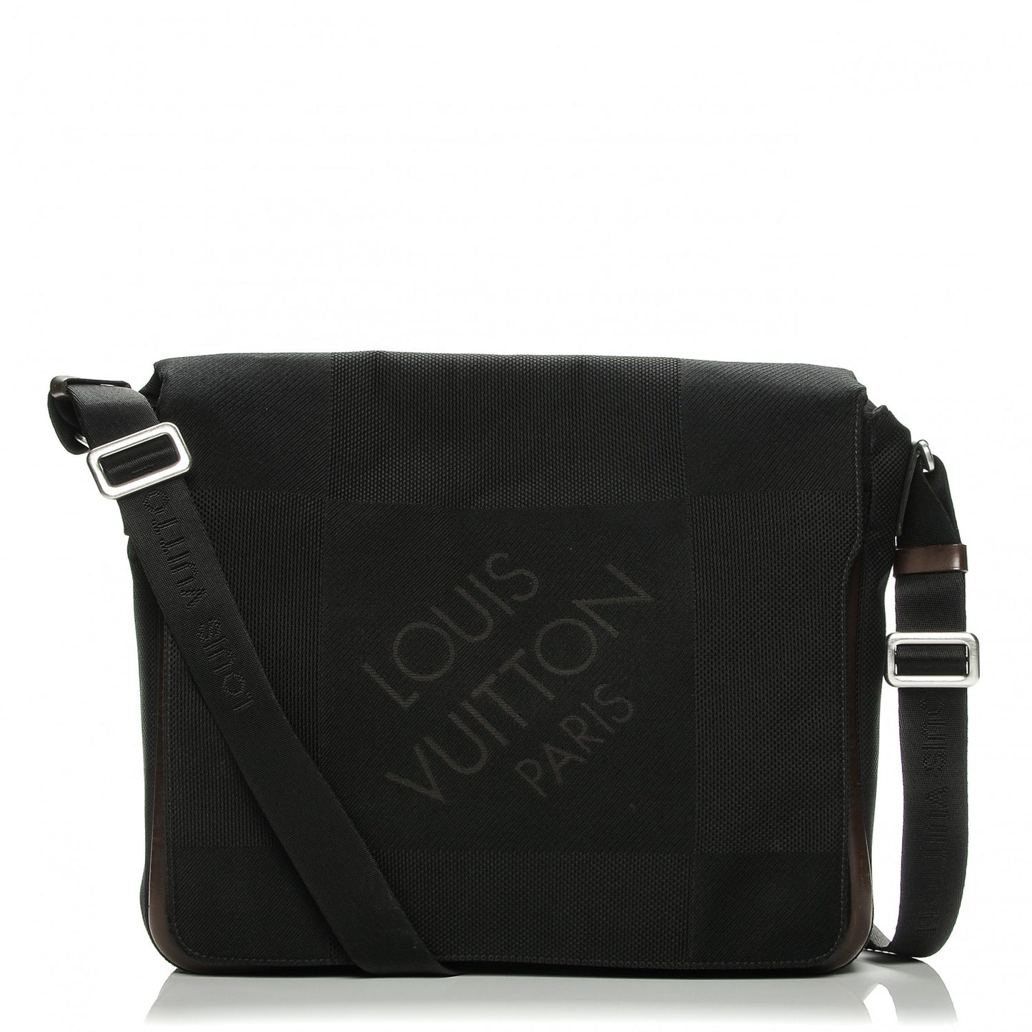 Damier Geant Messenger Bag Black