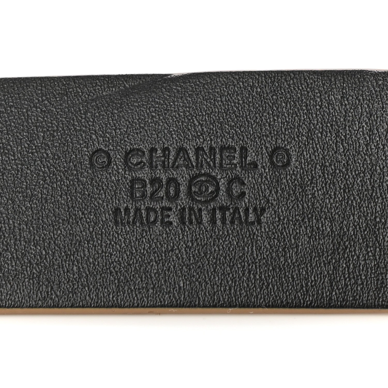 Chanel Suede Lambskin CC Chain Vintage Allure Logo Belt 80 32 Brown 3 of 9