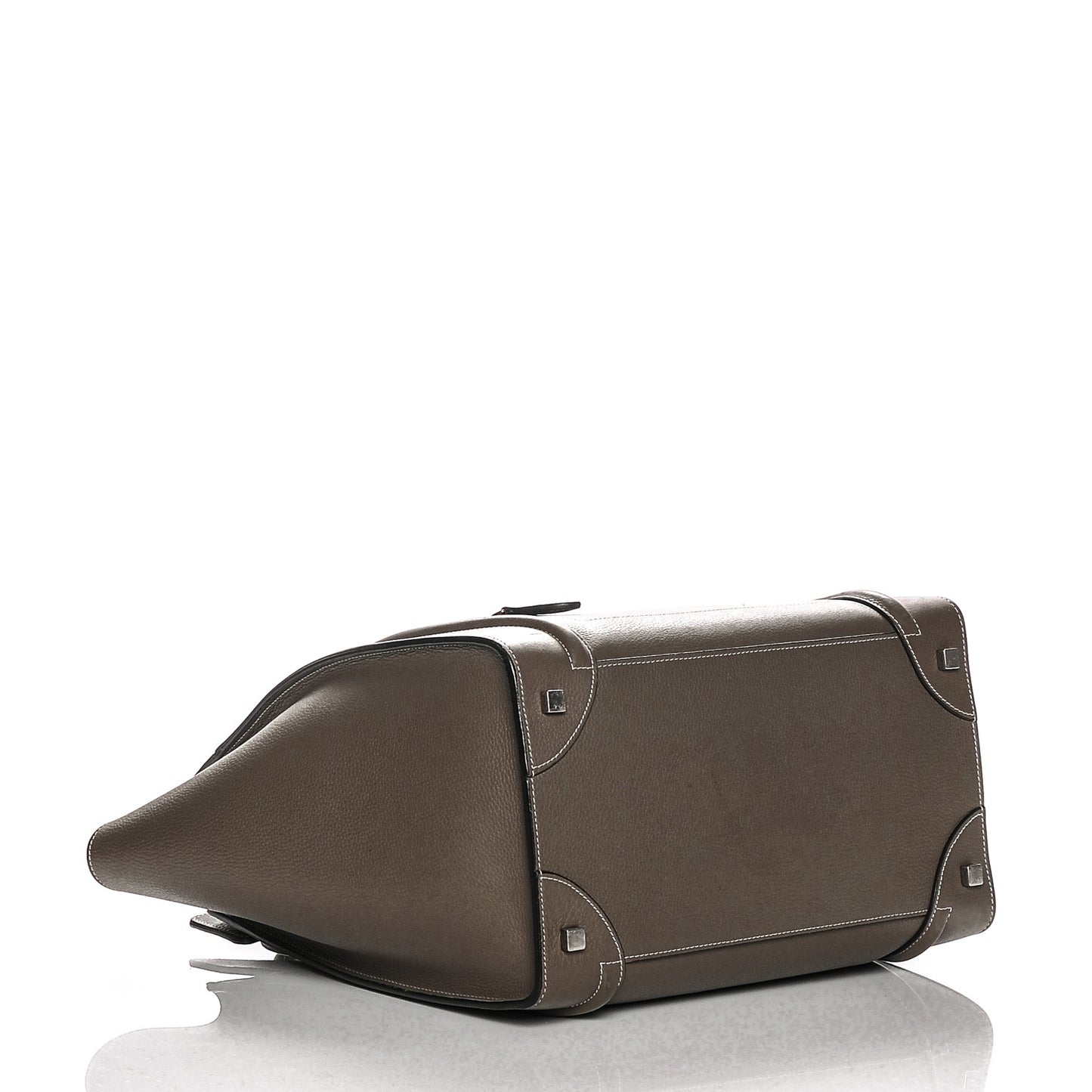 Drummed Calfskin Mini Luggage Souris
