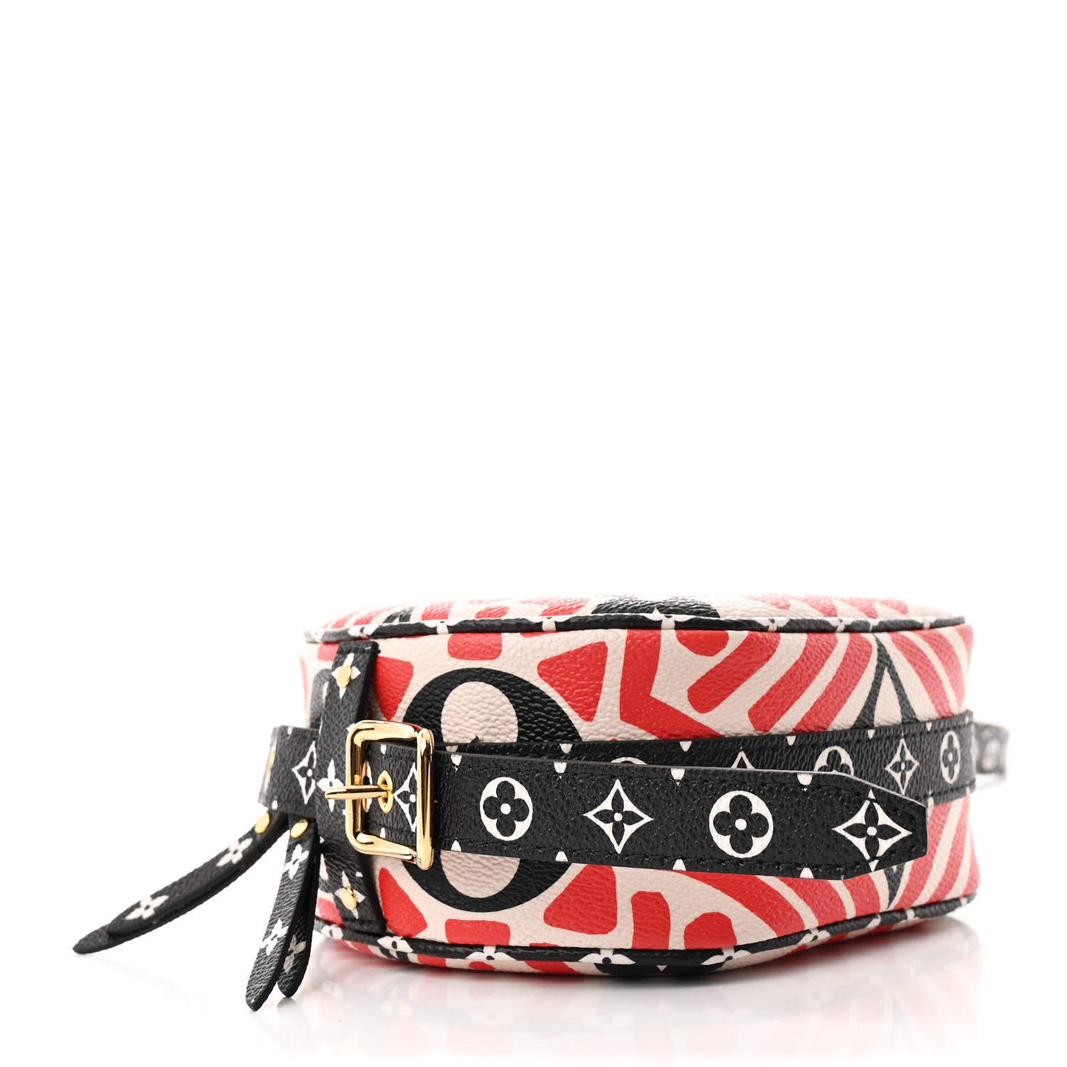 Louis Vuitton Monogram Giant Crafty Boite Chapeau Souple PM Creme Rouge Black 4 of 11