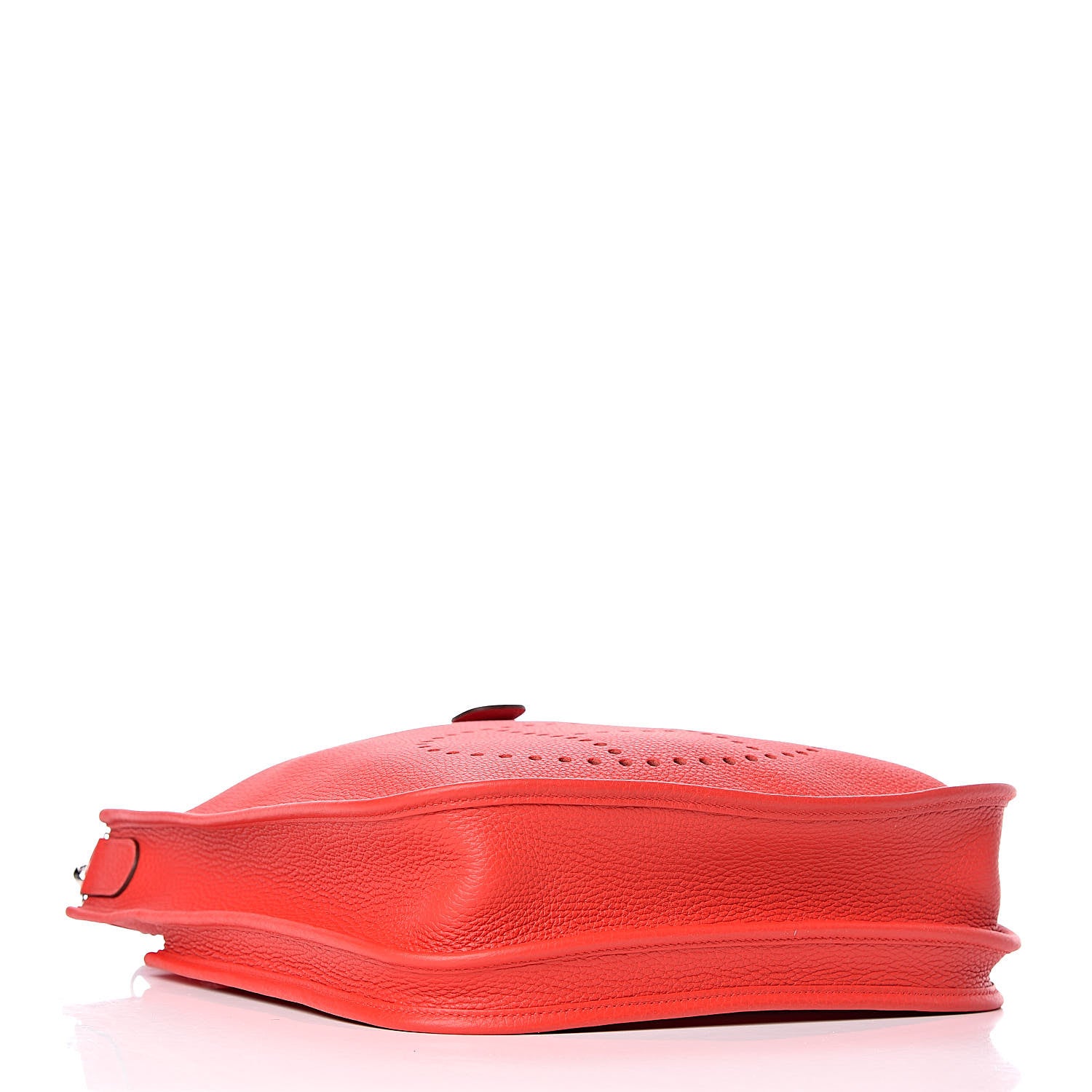 Hermes Taurillon Clemence Evelyne III PM Rouge De Coeur 4 of 12