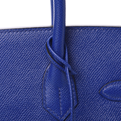 Hermes Epsom Birkin 30 Bleu Electrique 12 of 12