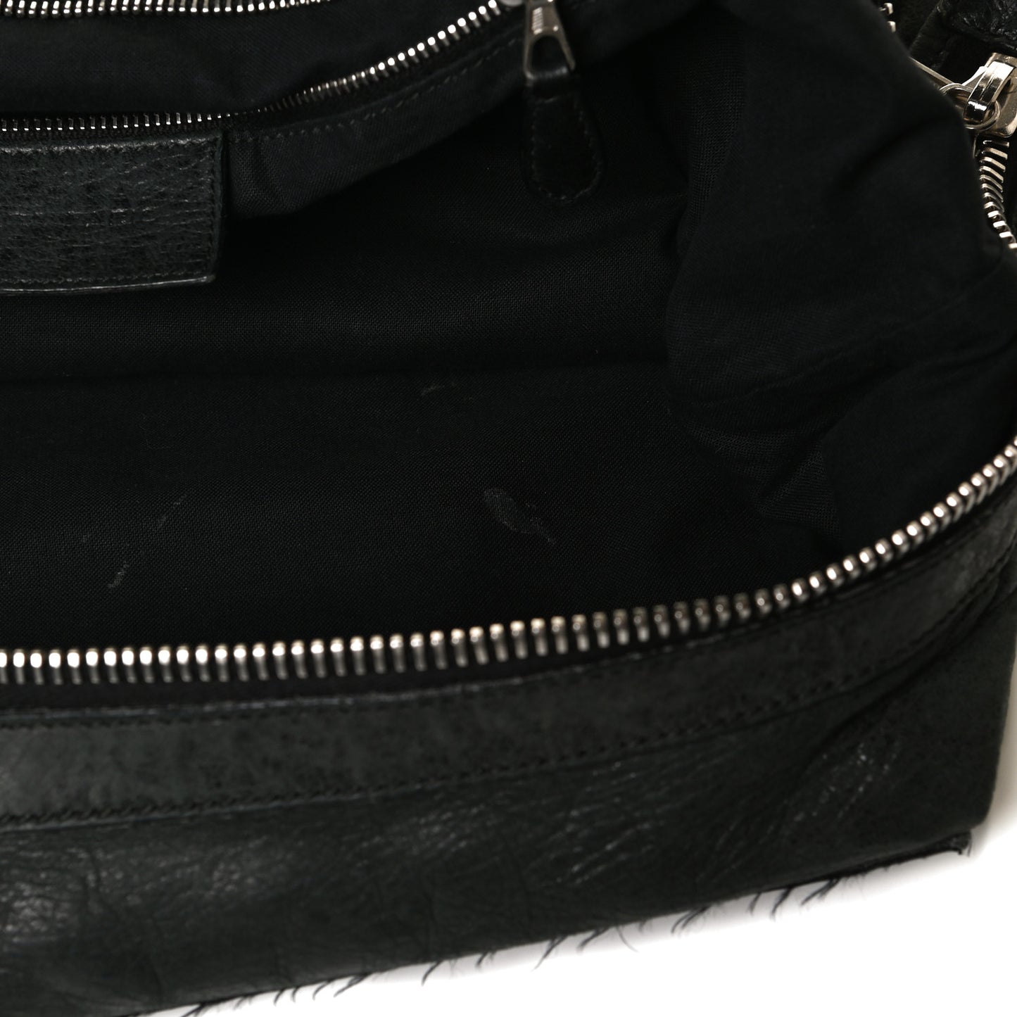 Chevre Giant 21 Silver Hardware Day Hobo Black