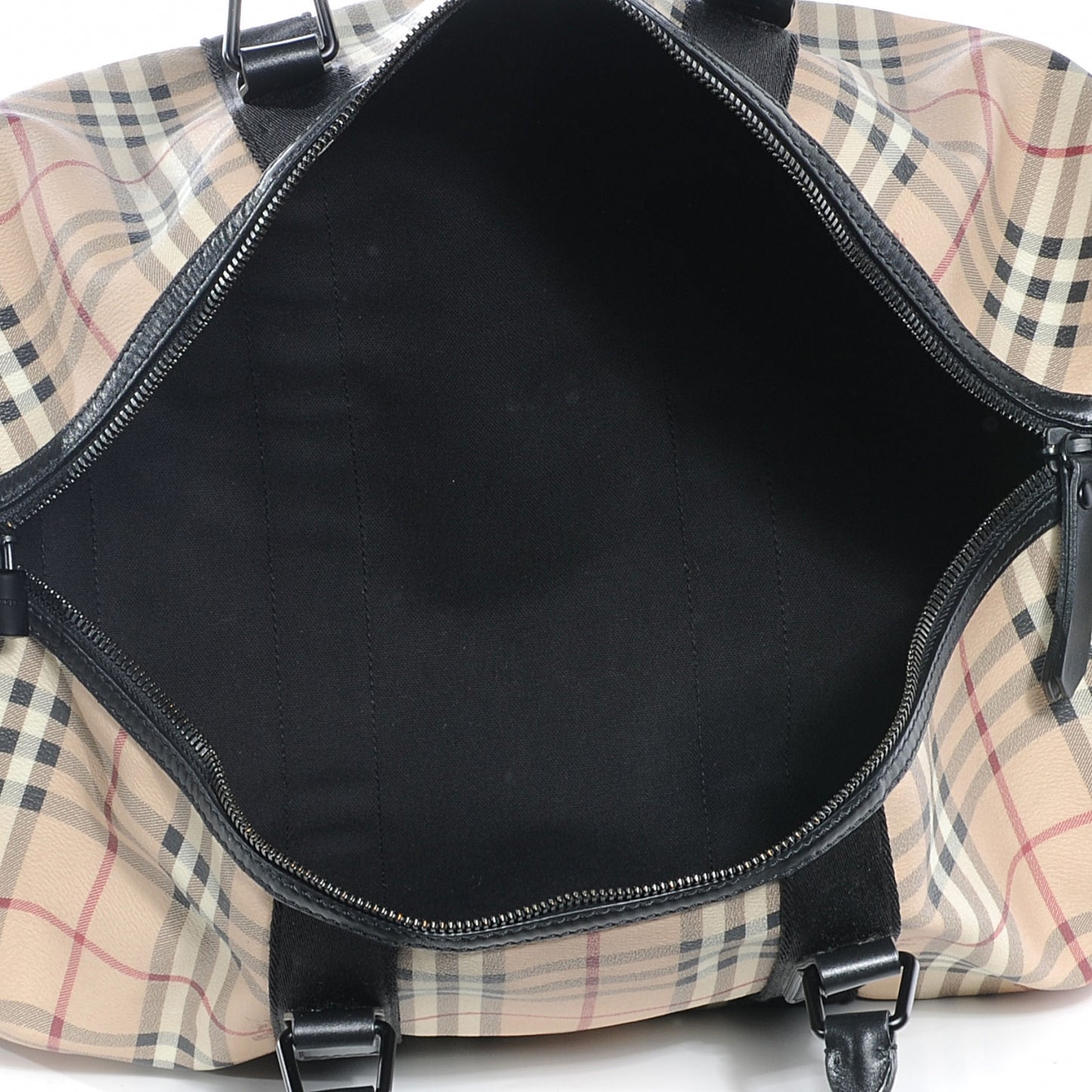 Haymarket Check Duffle Bag Black