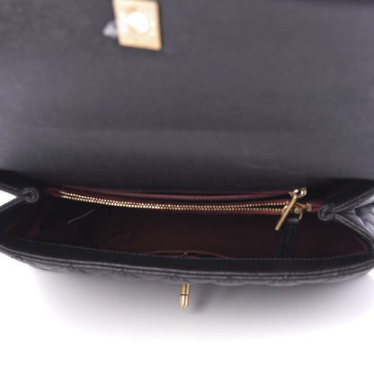 Chanel Caviar Quilted Small Coco Handle Flap Black 6 of 11
