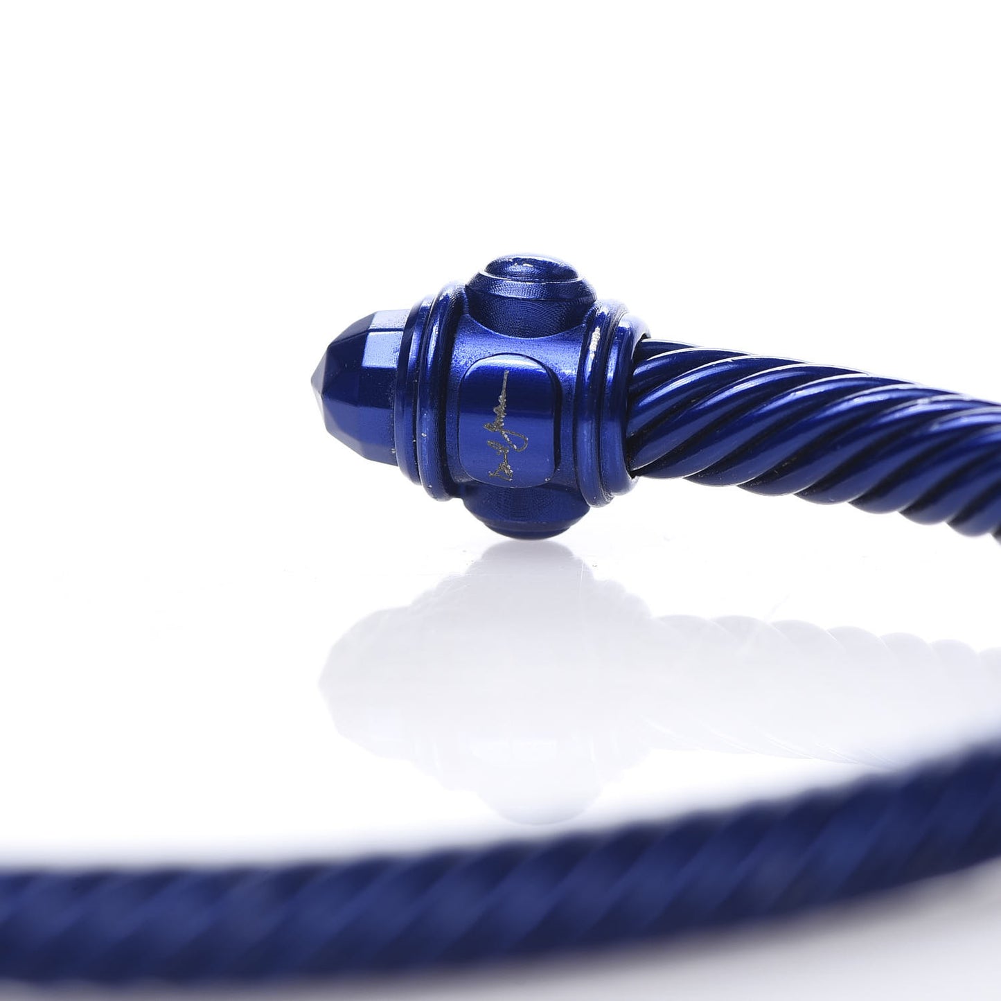 Aluminum 5mm Renaissance Bracelet Blue
