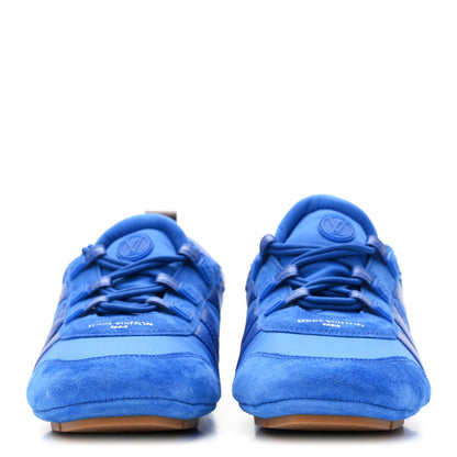 Louis Vuitton Suede Calfskin LV Sneakerina 39.5 Electric Blue 3 of 11
