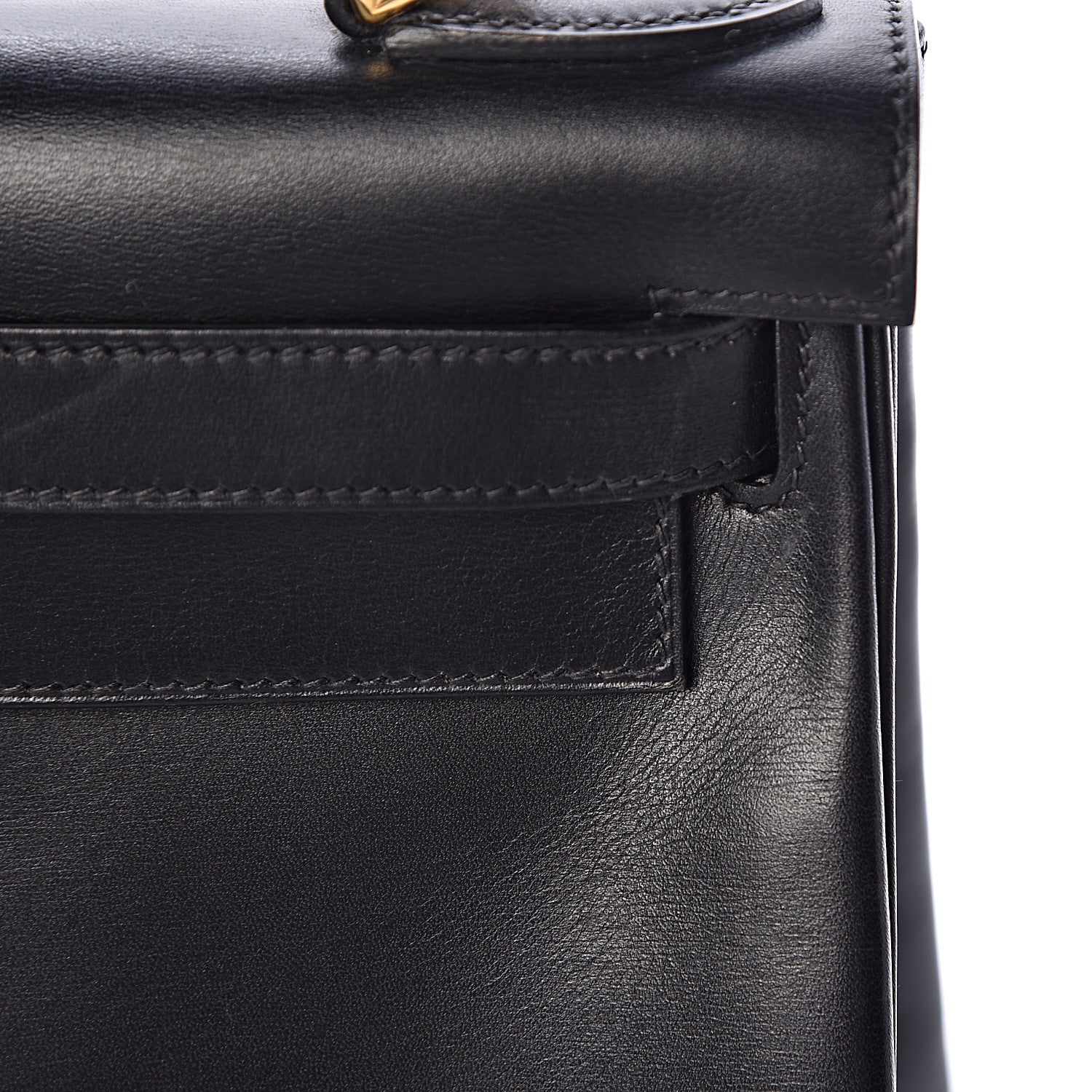 Hermes Box Kelly Retourne 28 Black 41 of 43