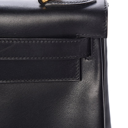 Hermes Box Kelly Retourne 28 Black 41 of 43