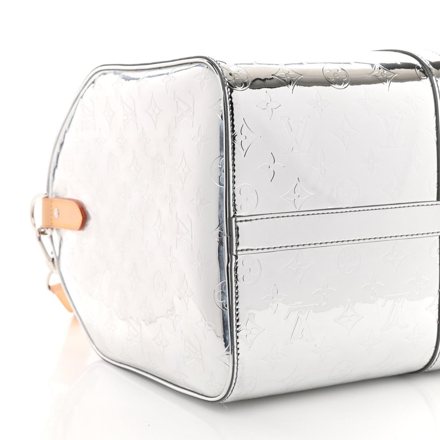Monogram Mirror Keepall Bandouliere 50 Silver