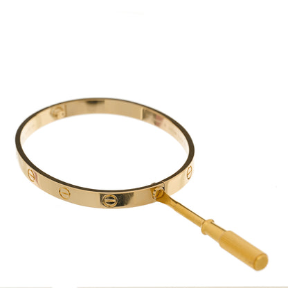 Cartier 18K Yellow Gold LOVE Bracelet 18 6 of 6