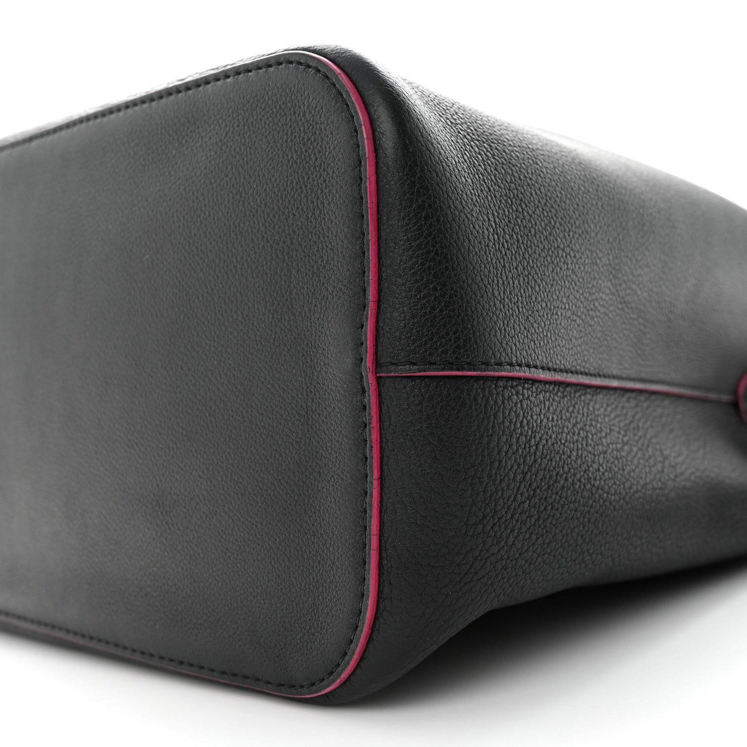 Louis Vuitton Calfskin Lockme Bucket Black 9 of 12