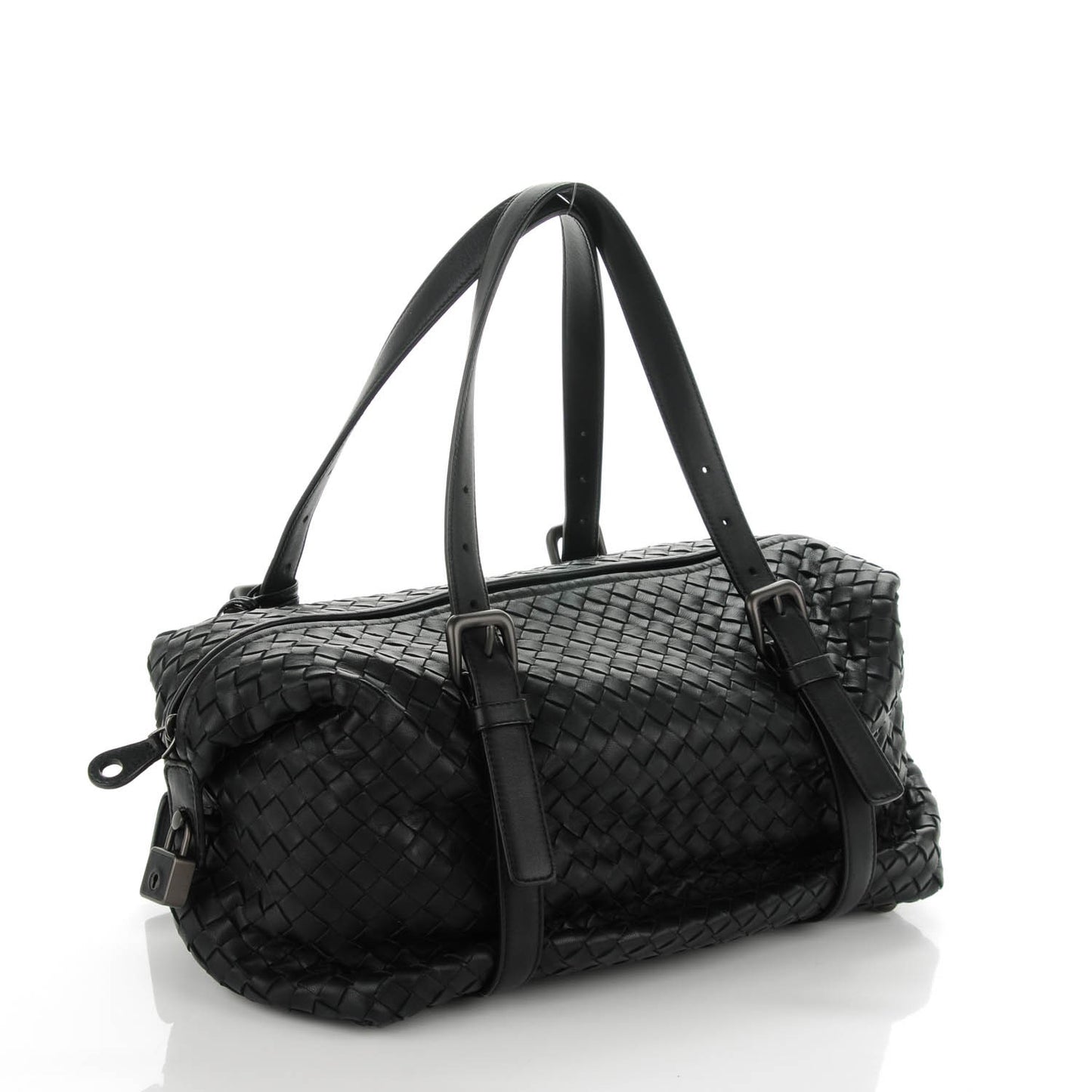 Nappa Intrecciato Montaigne Nero Black