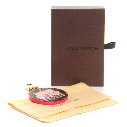 Louis Vuitton Damier Ebene Illustre Posies Bag Charm 4 of 4