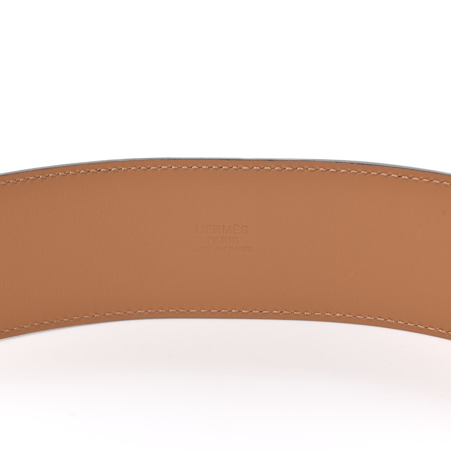 Hermes Taurillon Gaucho Collier De Chien CDC Belt 75 Muscade 4 of 5
