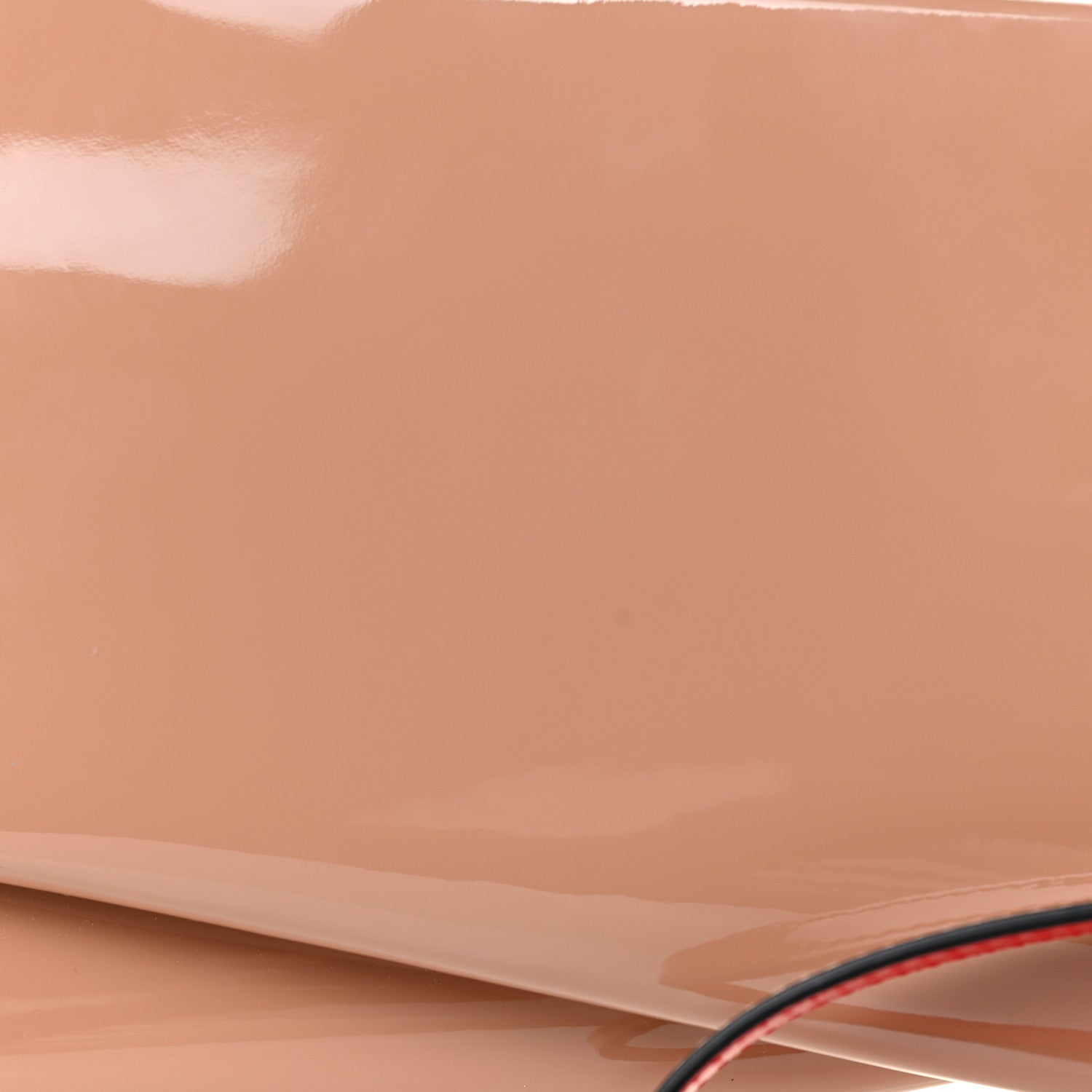 Christian Louboutin Patent Loubi Twist Zip Clutch Bag Nude 6 of 8