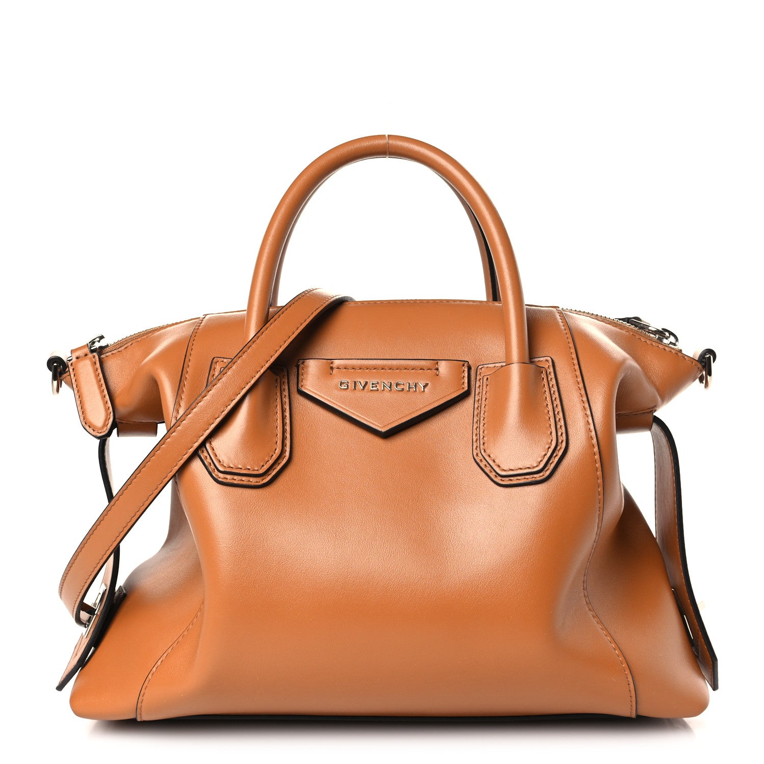Givenchy Calfskin Small Soft Antigona Tan 1 of 8