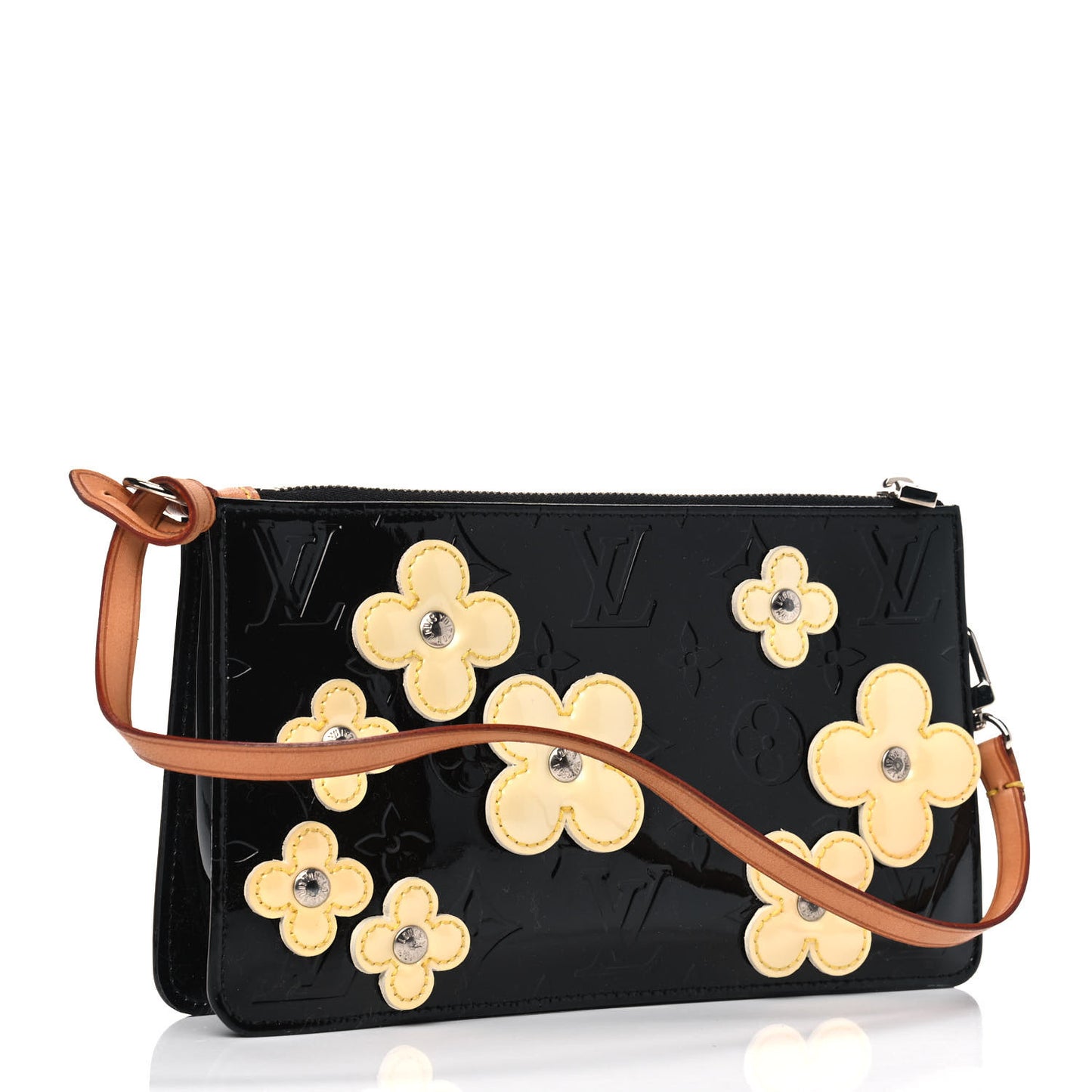 Vernis Lexington Fleurs Pochette Black