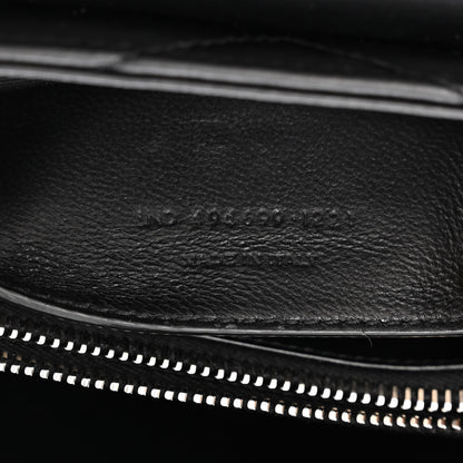 Saint Laurent Calfskin Y Quilted Monogram Small Loulou Chain Satchel Black 6 of 11