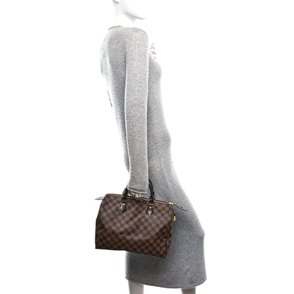 Louis Vuitton Damier Ebene Speedy 30 2 of 12